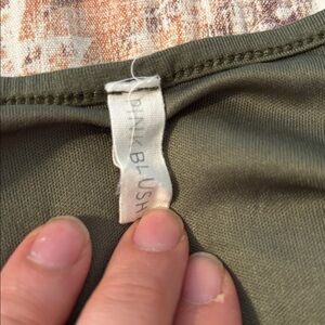 Pinkblush Sage Green Blouse